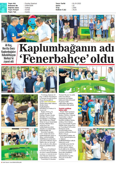 Kaplumbağanın adı Fenerbahçe oldu