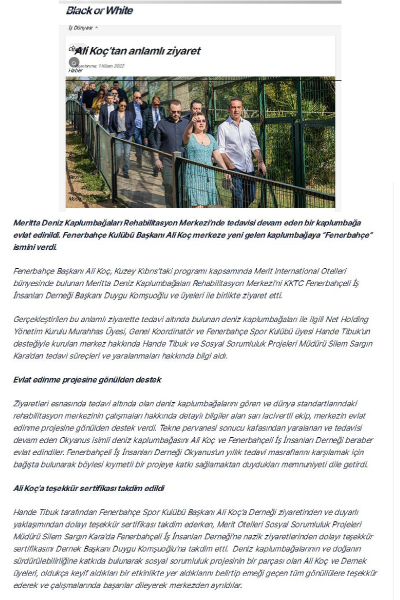 Ali Koç'tan Anlamlı Ziyaret