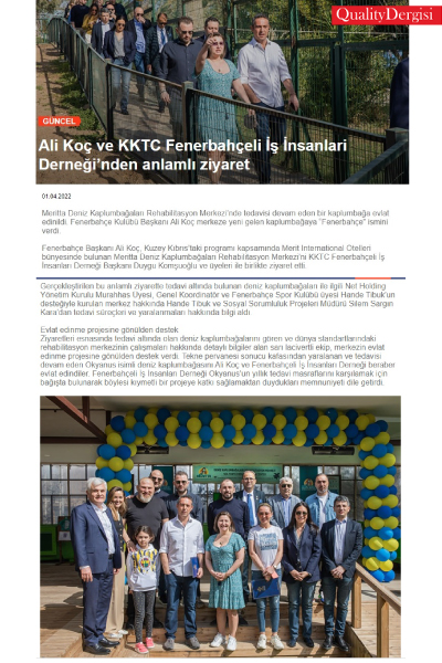 Ali Koç'tan Anlamlı Ziyaret