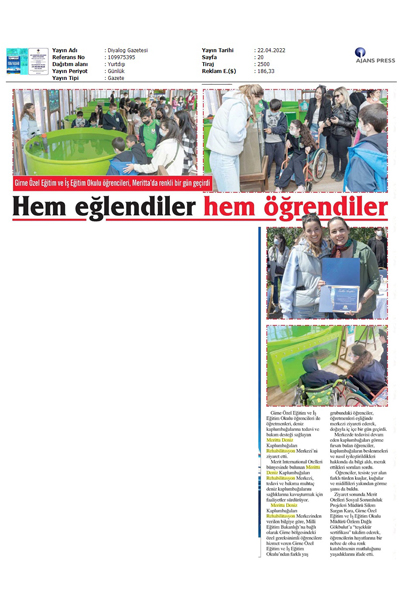 Hem eğlendiler hem öğrendiler