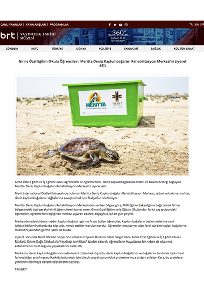 Girne Özel Eğitim okulu Öğrencileri Meritta merkezini ziyaret etti