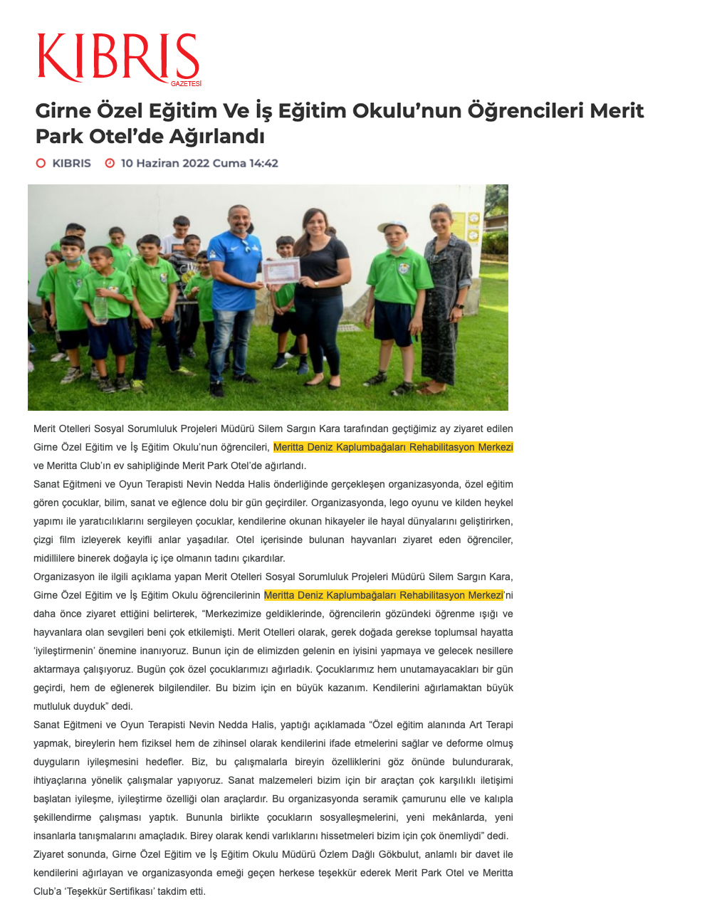 Doğayla iç içe oldular