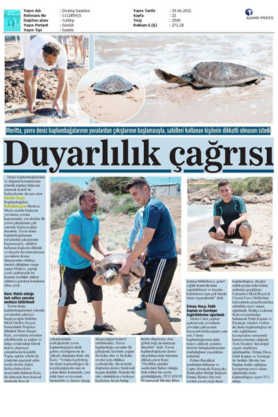 YUVALARDAN İLK YAVRU ÇIKIŞLARI YAKINDA BAŞLAYACAK