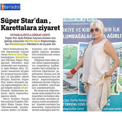 Süper Star'dan Karettalara Ziyaret