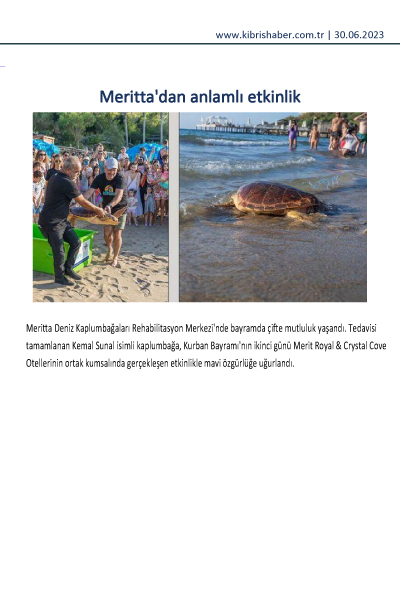 Meritta'dan anlamlı etkinlik