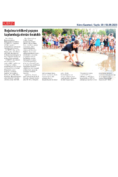 Lapidos Mavi sulara uğurlandı