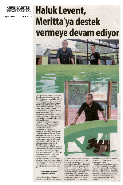Haluk Levent Meritta'ya destek vermeye devam ediyor.