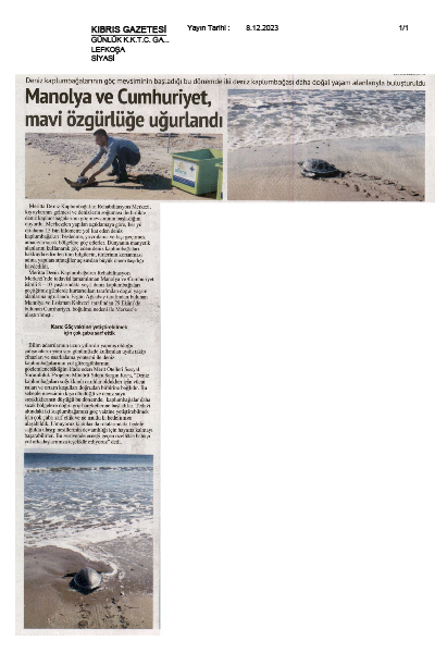 DENİZ KAPLUMBAĞALARININ GÖÇ MEVSİMİ BAŞLADI 