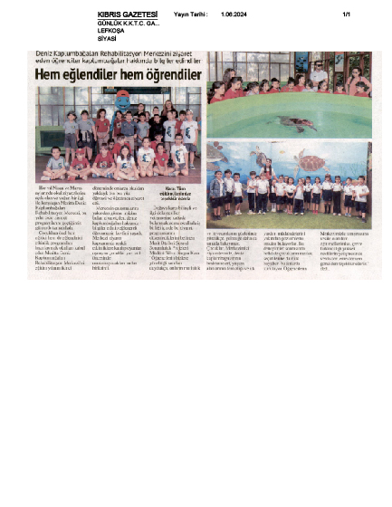 Hem eğlendiler, hem öğrendiler