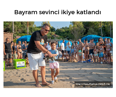 Meritta Deniz Kaplumbağaları Rehabilitasyon Merkezi’nde, bayram sevinci ikiye katlandı.