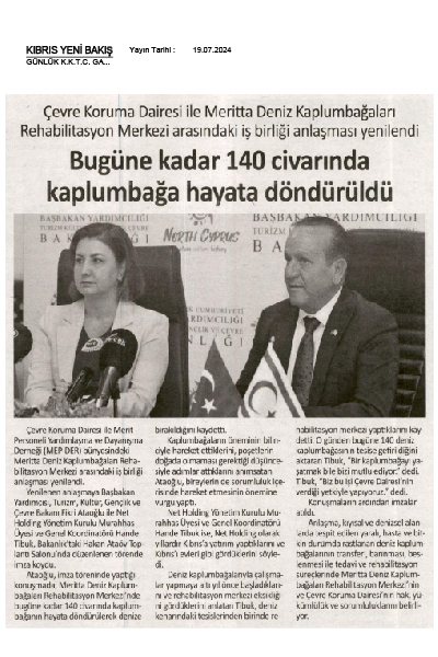 140 Kaplumbağa Hayata Döndürüldü