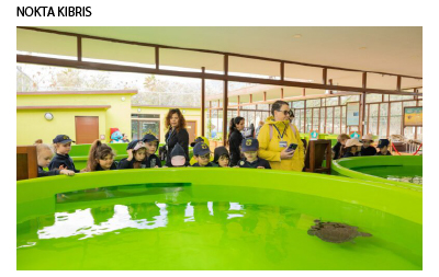 ÖĞRENCİLER MERİTTA DENİZ KAPLUMBAĞALARI REHABİLİTASYON MERKEZİ’NDE EĞLENEREK ÖĞRENİYOR