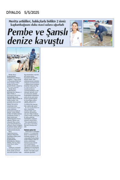 Pembe ve Şanslı Mavi Sulara Uğurlandı