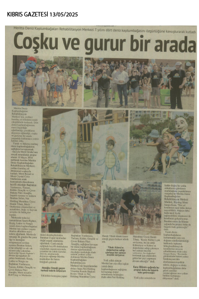 Meritta Deniz Kaplumbağaları Rehabilitasyon Merkezi 7. Yılını Coşkuyla Kutladı