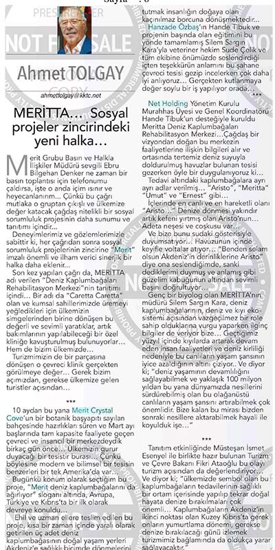 Meritta Sosyal Projeler Zincirindeki Yeni Halka