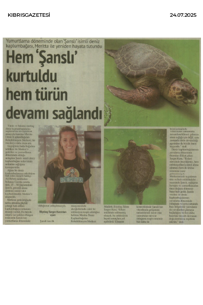 'ŞANSLI' KURTULDU HEM TÜRÜN DEVAMI SAĞLANDI 