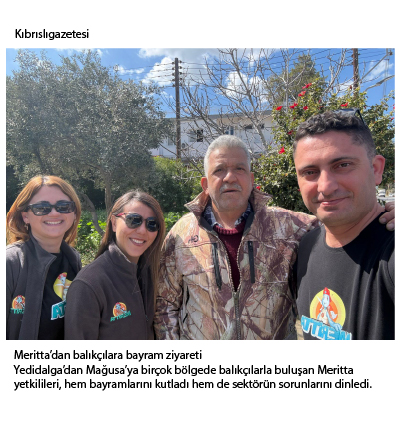 MERİTTA DENİZ KAPLUMBAĞALARI REHABİLİTASYON MERKEZİ’NDEN BALIKÇILARA BAYRAM ZİYARETİ 