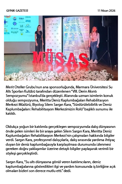 Dalış dünyasının önde gelen isimleri bir araya geldi