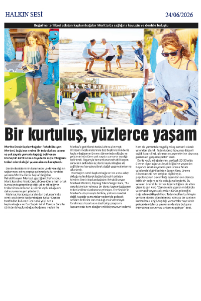 Eva Yıldız ve Ece MAVİ SULARDA