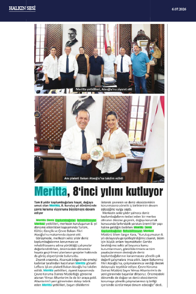 8. YILINI KUTLAYAN MERİTTA’DAN TURİZM BAKANLIĞI’NA ANLAMLI ZİYARET