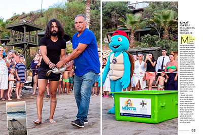 Koray Avcı ile 16. Caretta Caretta Denize Bırakıldı