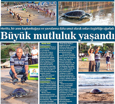 Büyük mutluluk yaşandı