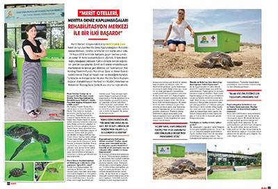 Merit Otelleri Meritta Deniz Kaplumbağaları Rehabilitasyon Merkezi ile Bir İlki Başardı