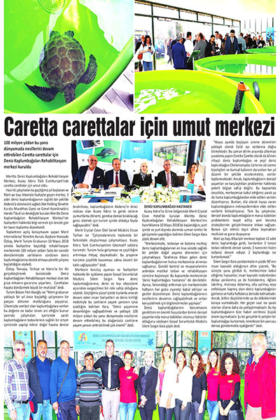 Caretta Carettalar için umut merkezi