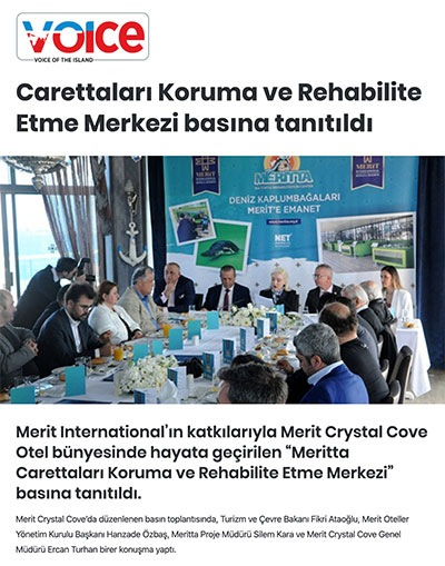Carettaları Koruma ve Rehabilite Etme Merkezi basına tanıtıldı
