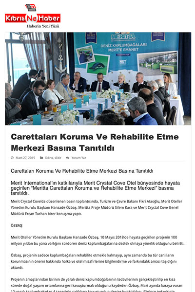 Carettaları Koruma Ve Rehabilite Etme Merkezi Basına Tanıtıldı