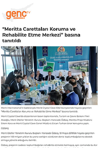 "Meritta Carettaları Koruma ve Rehabilite Etme Merkezi” basına tanıtıldı